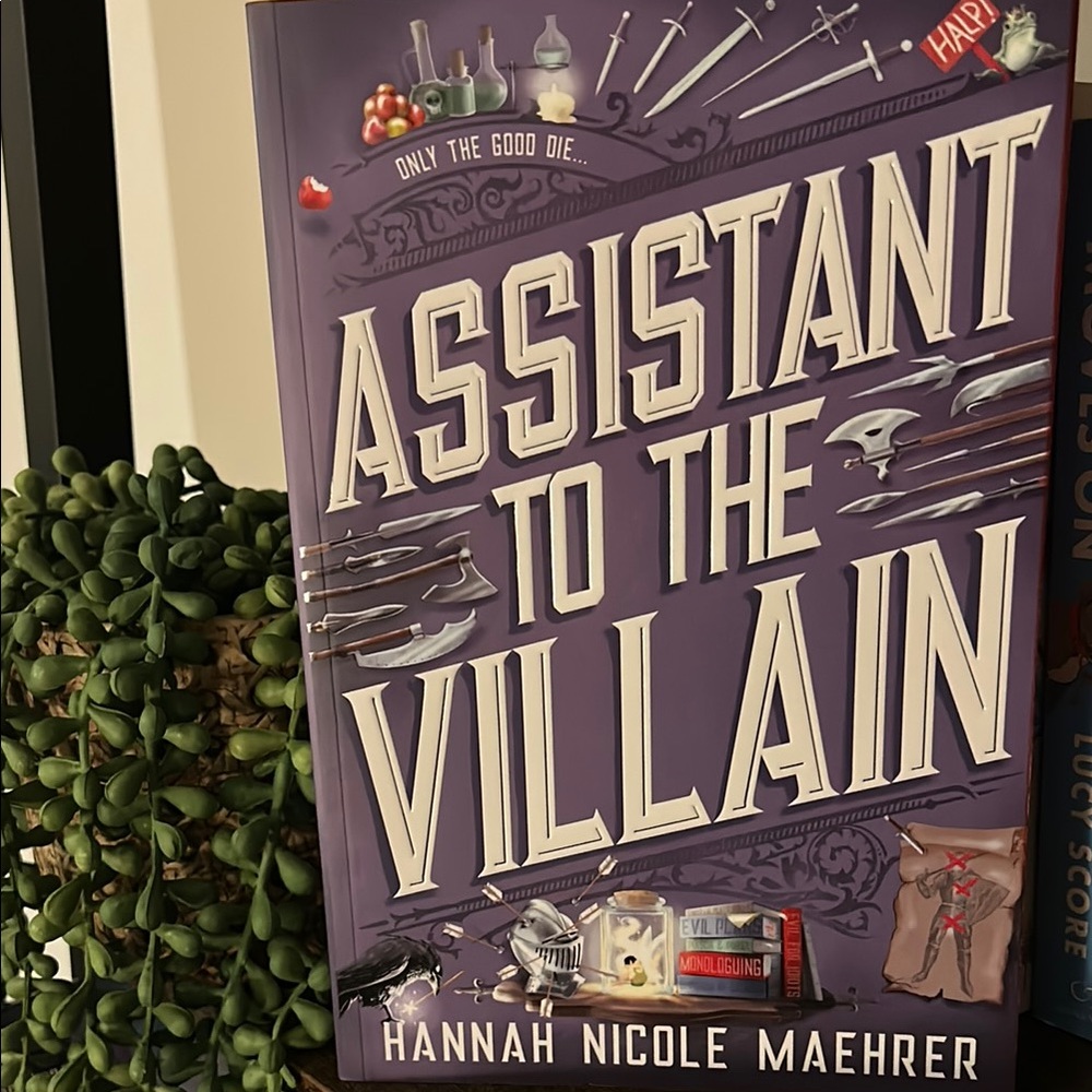 Assistant to the Villain Book red sprayed